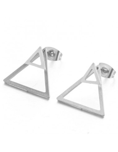 Pendientes Doble Triángulo