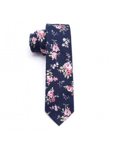 Corbata Marino & Rosas
