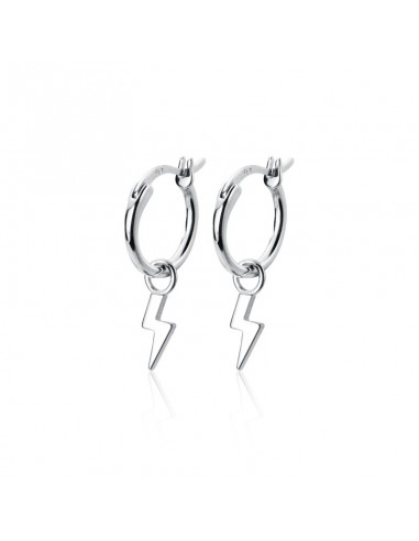 Silver Ray Hoop earrings